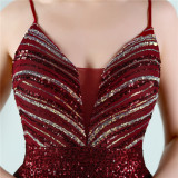 Sequin Plus Size Beauty Formal Party Evening Dress