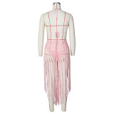 Women's Fashion Sexy Knitting Crochet Beachwear Set