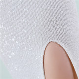 Sequin Plus Size Beauty Formal Party Evening Dress