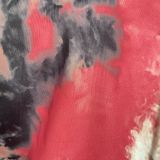 Women's Fashionable casual printed loose T-shirt and trousers two-piece set