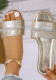 Women's summer outdoor wear rhinestone flip flops and flat slippers