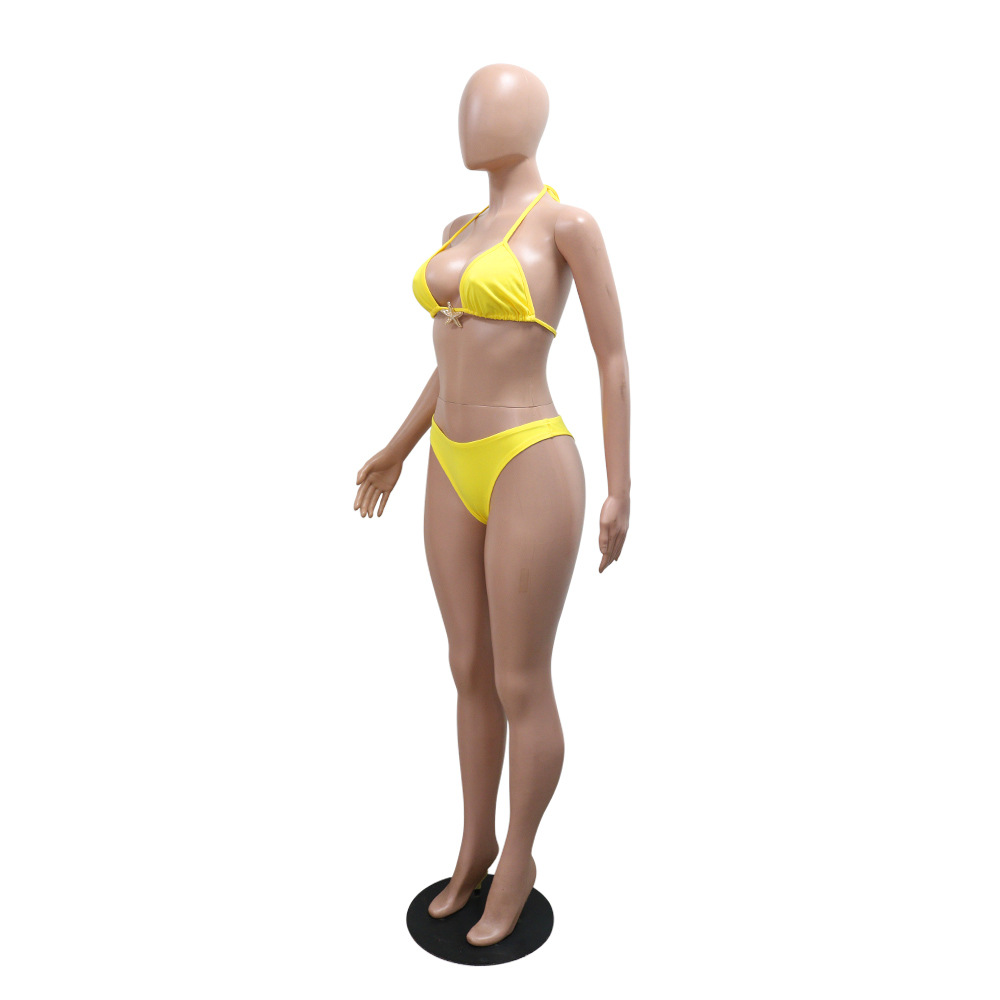 Three-Piece Bikini & Skirt Swimsuit Set for Beach Holidays