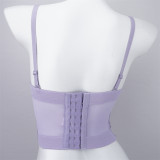 Women Nightclub Strapless Beaded diamond suspender top