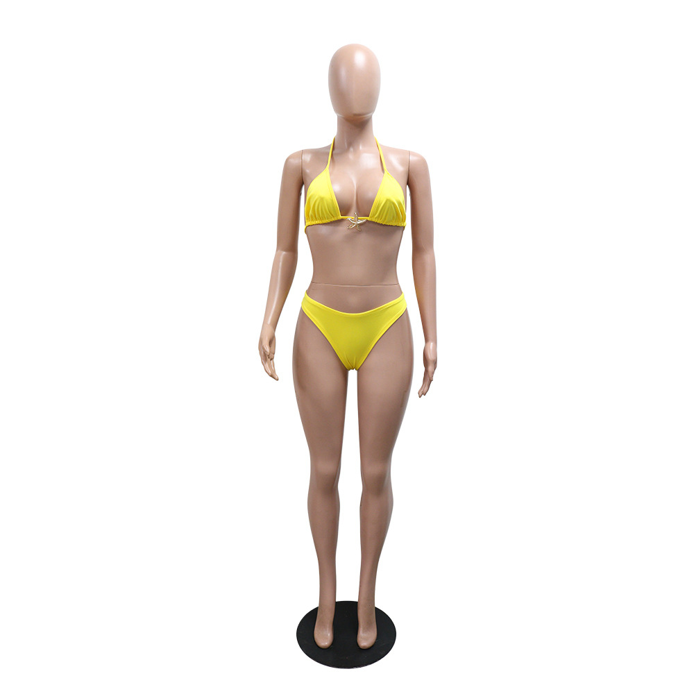 Three-Piece Bikini & Skirt Swimsuit Set for Beach Holidays