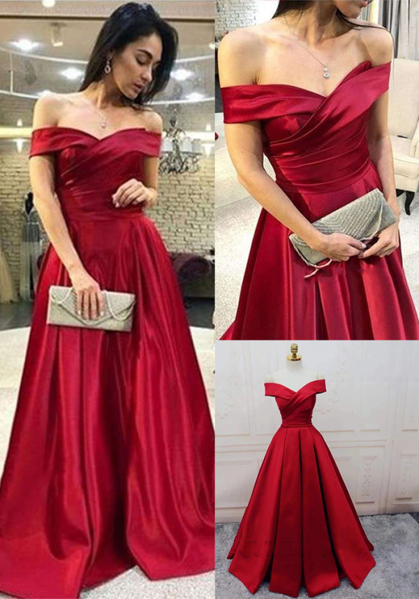 Women Off Shoulder trailing evening dress(Processing time need 3-6 days)