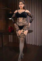 Plus Size Women Pantyhose Hollow Jacquard Sexy Lingerie Plus Size Women Pantyhose Hollow Jacquard Sexy Lingerie