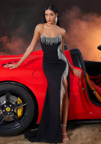 Women's Elegant Luxury Slim Bridesmaid Cocktail Formal Evening Dress