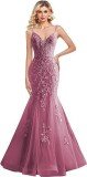 Women suspender V Neck fishtail sexy dress（Processing time need 3-6 days）