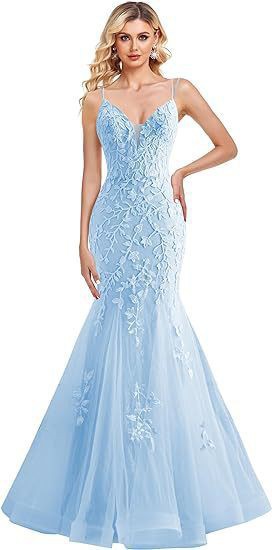 Women suspender V Neck fishtail sexy dress(Processing time need 3-6 days)