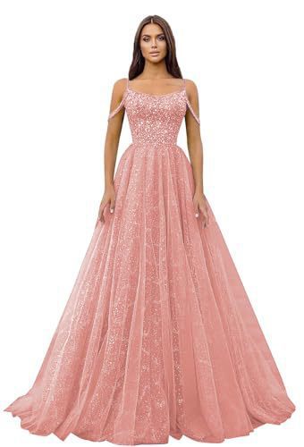 Women sexy off-shoulder suspender dress tulle wedding party ball evening dress(Processing time need 3-6 days)