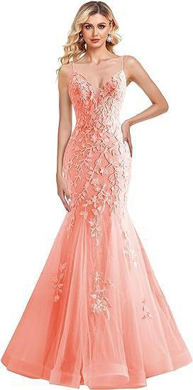 Women suspender V Neck fishtail sexy dress(Processing time need 3-6 days)