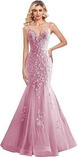 Women suspender V Neck fishtail sexy dress(Processing time need 3-6 days)