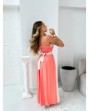Women's Summer Elegant Fashion High Waist Contrast Strap Dress