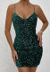 Women Sequin Strap Dress
