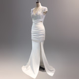 Women Formal Party Fishtail Evening Dress