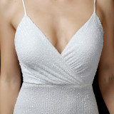 Women Party Sexy Fishtail Maxi Evening Dress