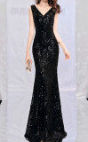 Women Summer Fishtail Formal Party Evening Dress