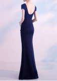 Women Formal Party Fishtail Evening Dress