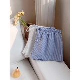 Summer Drawstring Solid Color Shorts Women’s Casual Wear