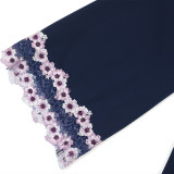 Women Arab V-Neck Beaded Robe Dress