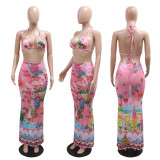 Women Printed Bikini Swimwear (without Headband)