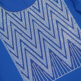 Women Round Neck Beaded Maxi Dress