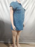Women Casual Denim sleeveless jacket