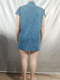 Women Casual Denim sleeveless jacket