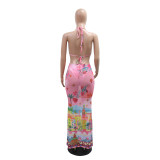 Women Printed Bikini Swimwear (without Headband)