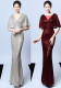 Asymmetrical Short Front Long Back Evening Dress Dance & Party Sequined Gown