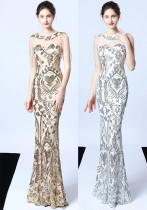 Sleeveless Fishtail Wedding Dress Bridal Evening Gown