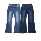 Women Denim Bell Bottom Pants