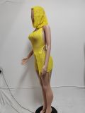 Spring Sexy Backless Knitting Three-Piece Shorts Set