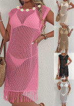 Women Holidays bikini cover-up sexy hollow See-Through beach dress Women Holidays bikini cover-up sexy hollow See-Through beach dress