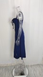 Women French summer elegant Strap Dress