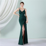 Summer Wrapped Strap Long Evening Dress