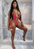 fashion Casual women's printing sexy swimsuit