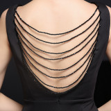 Summer Formal Sleeveless Slit Mermaid v-Neck Evening Dress