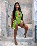 fashion Casual women's printing sexy swimsuit
