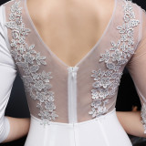Summer Half Sleeve Mermaid Evening Dress