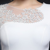 Summer Half Sleeve Mermaid Evening Dress