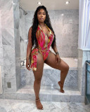 fashion Casual women's printing sexy swimsuit