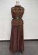 Plus Size Women African Pleated Top and Wide Leg Pants Two-piece Set