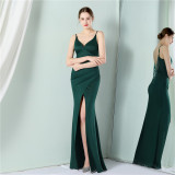 Summer Wrapped Strap Long Evening Dress