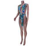 fashion Casual women's printing sexy swimsuit