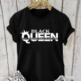 Round Neck pullover t-shirt short sleeve women's clothing