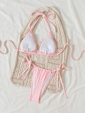Fashion bikini pink Two pieces set