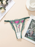 Women embroidery See-Through sexy lingerie