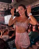 Slim sequins Trendy fashion tassel Strap skirt set