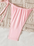 Fashion bikini pink Two pieces set